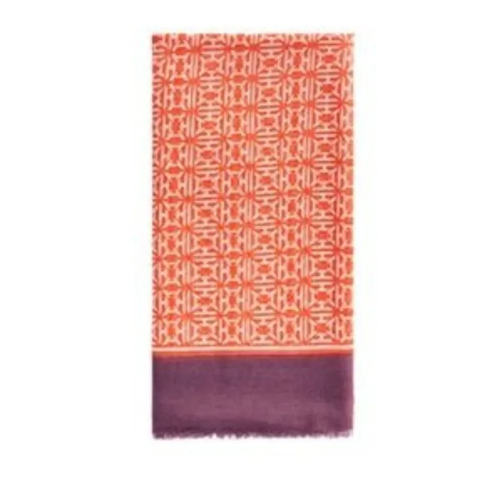 India Hicks Heritage Scarf - Poppy Red